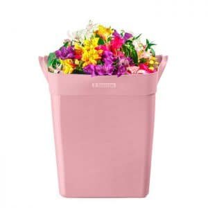 Cesto Flexivel Rosa Quadrado Sanremos 18L Sr1918