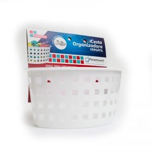 Cesta Plastica Organizadora Com Ventosa