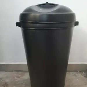 Lixeira C/ Tampa 100 Litros Belosh - Preto