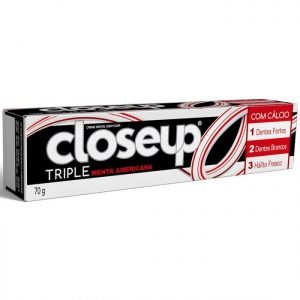 Creme Dental Close-Up 70G Triple M. Americana