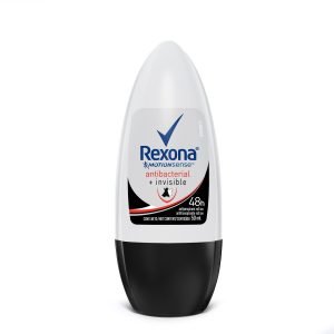 Desodorante Roll On Rexona Invisible Antibac Feminino 50ml