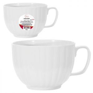 Caneca Jumbo Branca 12,5cm