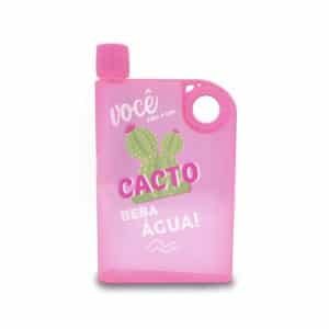 Garrafa Cacto Retangular 480 ml - Plasvale