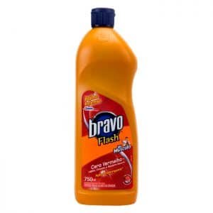 Cera Bravo Flash Vermelha - 750 ml