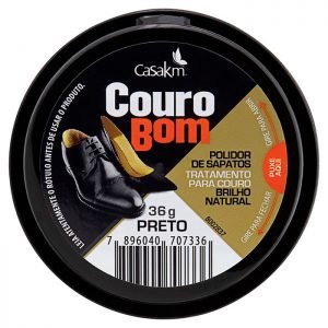 Cera Pasta Couro Bom 36G - Preto