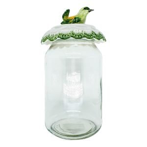 Pote De Vidro GranDe - Pássaro Po0054