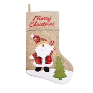 Enfeite Para Porta - Bota Noel 26 cm